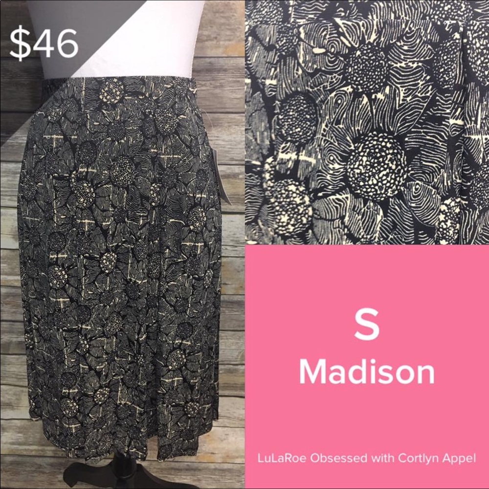 LuLaRoe Madison Skirt With Pockets